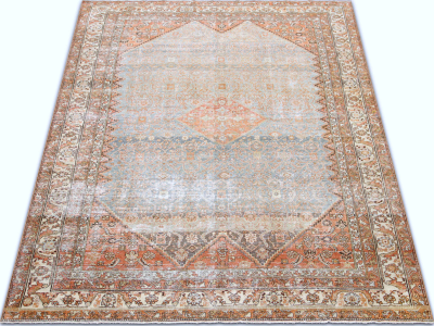 Antique Persian Melayer Rug 87 x 113 