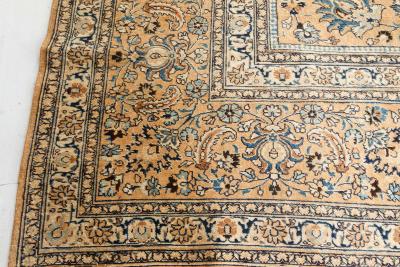 Antique Persian Meshad Botanic Handmade Wool Carpet