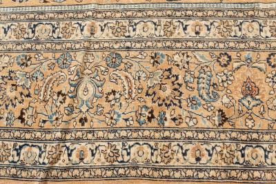Antique Persian Meshad Botanic Handmade Wool Carpet