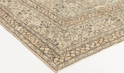 Antique Persian Meshad Handmade Wool Rug