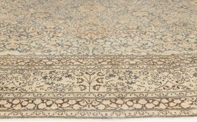 Antique Persian Meshad Handmade Wool Rug