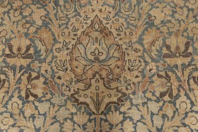 Antique Persian Meshad Handmade Wool Rug