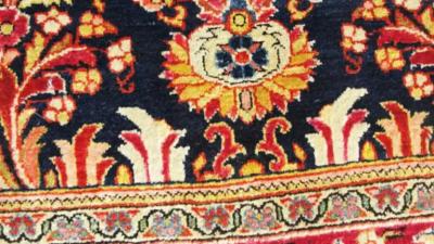 Antique Persian Mohajeran Sarouk Rug