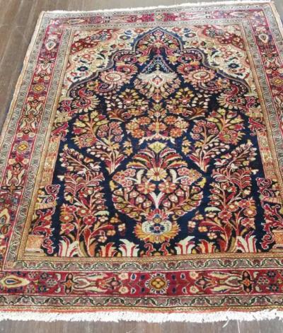 Antique Persian Mohajeran Sarouk Rug