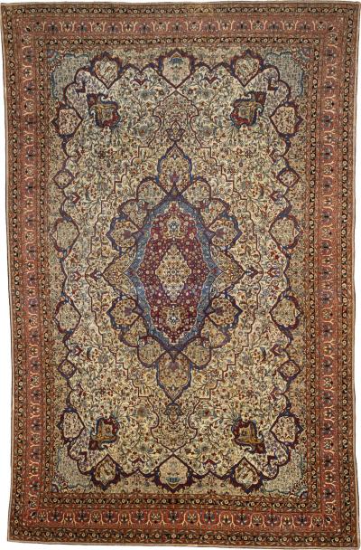 Antique Persian Mohtasham Kashan Rug 99 x 154 