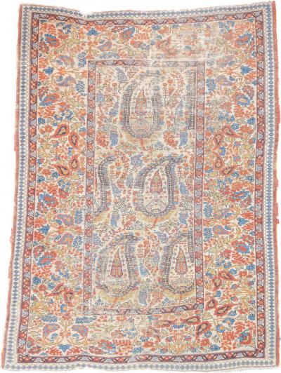 Antique Persian Qashqai Rug 4 0 x 5 5 
