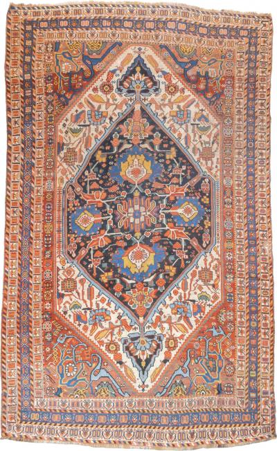 Antique Persian Qashqai Rug 56 x 91