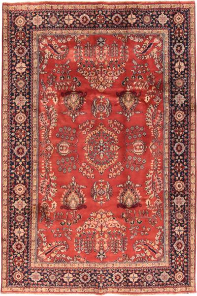 Antique Persian Sarouk Rug 5 11 x 9 0 