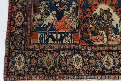 Antique Persian Senneh Rug
