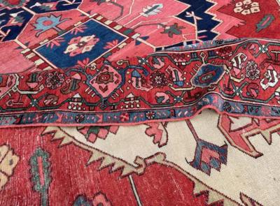 Antique Persian Serapi Carpet