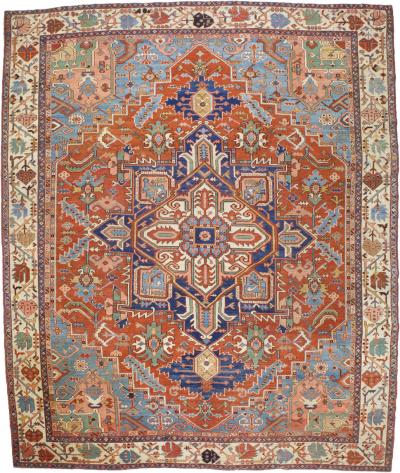 Antique Persian Serapi Rug 10 4 x 12 5 