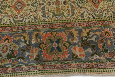 Antique Persian Sultanabad Rug Size Adjusted 