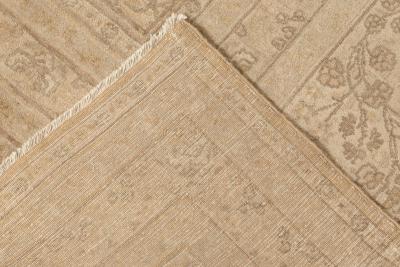 Antique Persian Tabriz Botanic Handmade Wool Rug