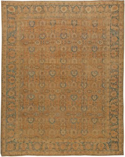 Antique Persian Tabriz Carpet
