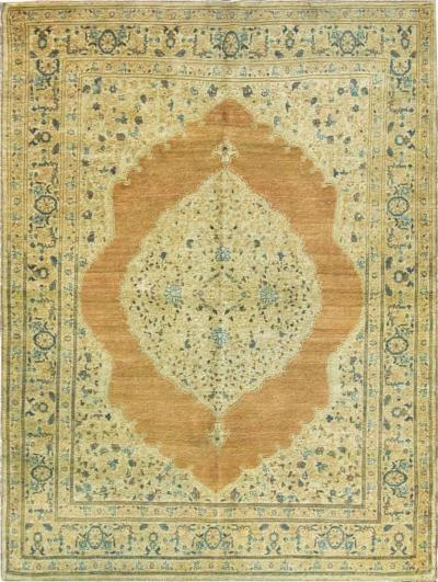 Antique Persian Tabriz Hajji Jalili Rug Fine
