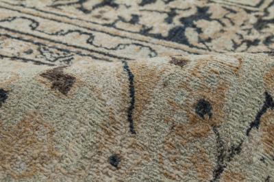 Antique Persian Tabriz Hand Knotted Wool Rug