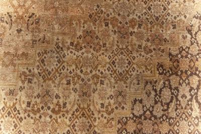 Antique Persian Tabriz Handmade Wool Carpet