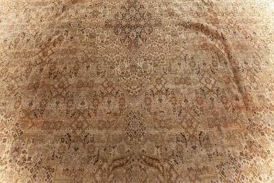 Antique Persian Tabriz Handmade Wool Carpet