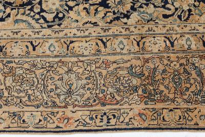 Antique Persian Tabriz Handmade Wool Rug