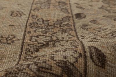 Antique Persian Tabriz Handmade Wool Rug