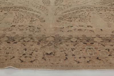 Antique Persian Tabriz Handmade Wool Rug