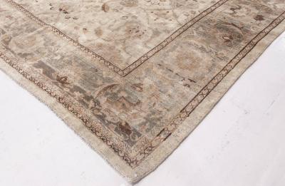 Antique Persian Tabriz Handmade Wool Rug