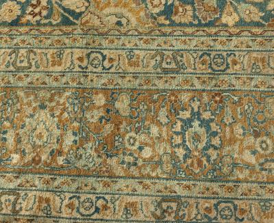 Antique Persian Tabriz Handwoven Wool Rug