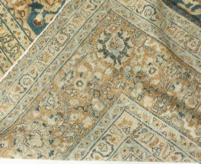 Antique Persian Tabriz Handwoven Wool Rug