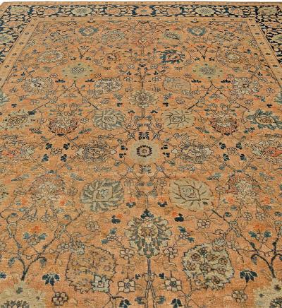 Antique Persian Tabriz Handwoven Wool Rug