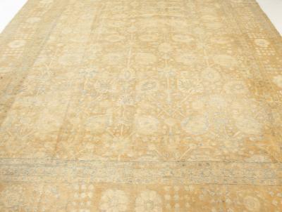 Antique Persian Tabriz Rug Size Adjusted