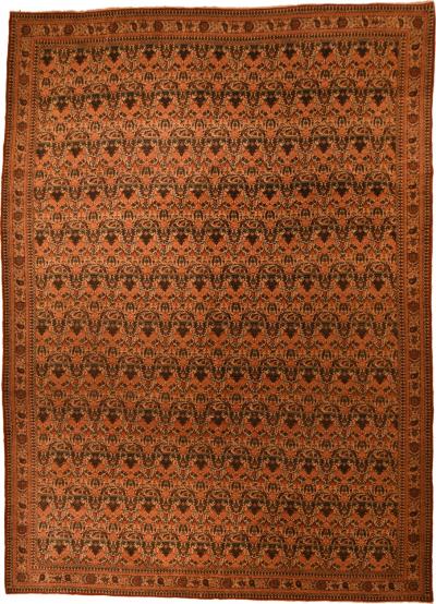 Antique Persian Tehran Rug 75 x 102 