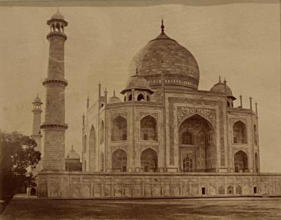 Antique Photograph of Taj Mahal