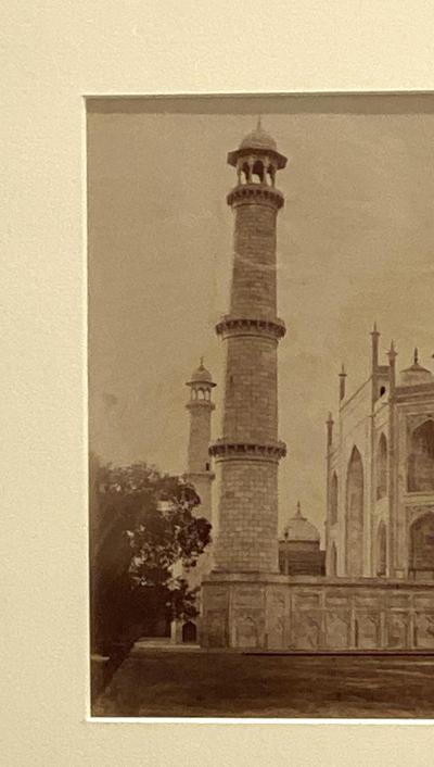 Antique Photograph of Taj Mahal