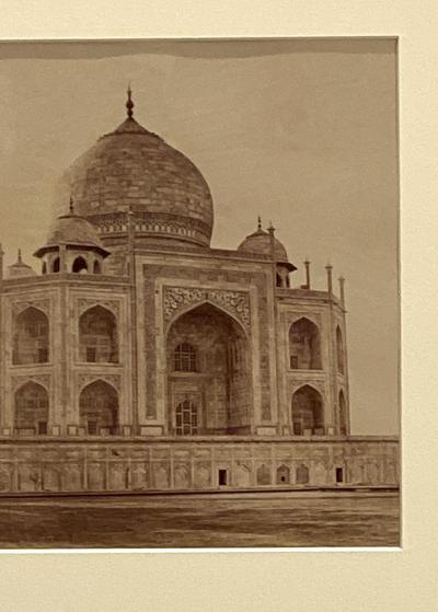 Antique Photograph of Taj Mahal