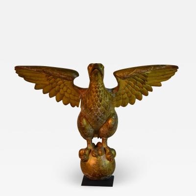 Antique Pilot House Eagle Gilt Hand Carved