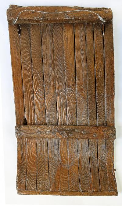Antique Plow Threshing Board Mounted Wall Sculpture South of Spain