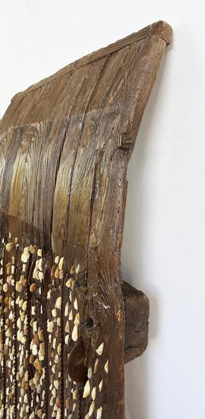 Antique Plow Threshing Board Mounted Wall Sculpture South of Spain