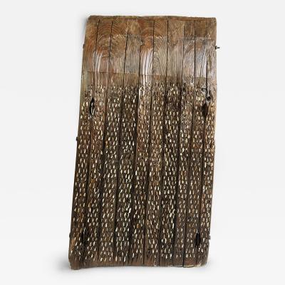Antique Plow Threshing Board Mounted Wall Sculpture South of Spain