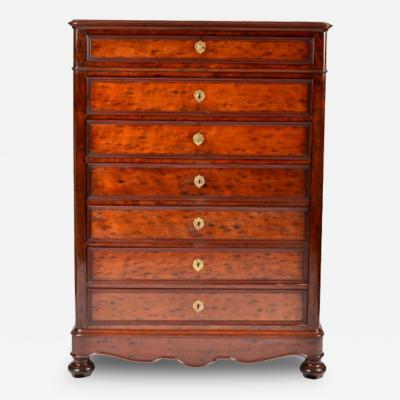 Antique Plum Pudding Mahogany Secretaire