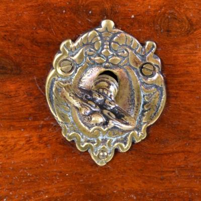 Antique Plum Pudding Mahogany Secretaire