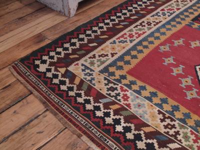 Antique Qashqai Kilim