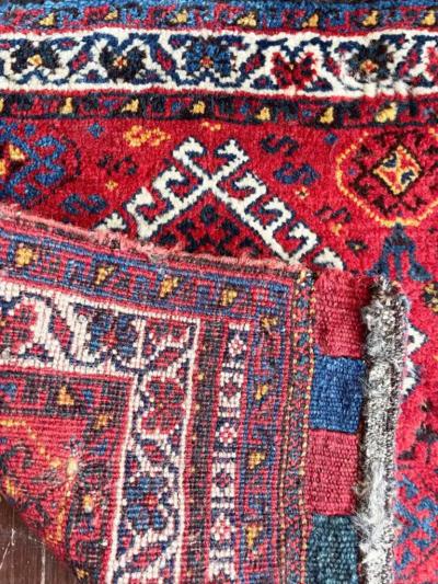 Antique Qashqai Persian Rug Bag