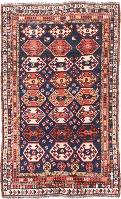 Antique Qashqai Rug 5 4 x 8 3 