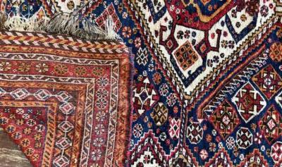 Antique Qashqai Shiraz Rug