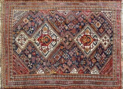 Antique Qashqai Shiraz Rug