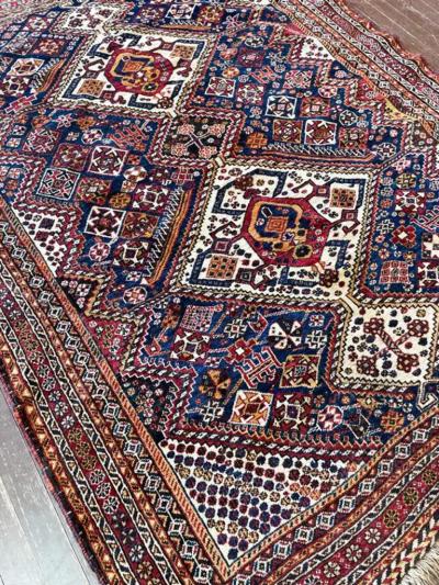 Antique Qashqai Shiraz Rug