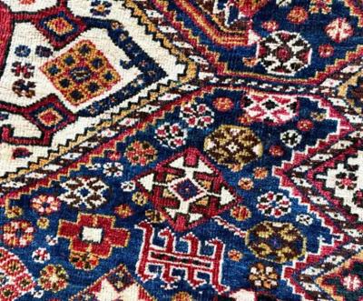 Antique Qashqai Shiraz Rug