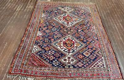 Antique Qashqai Shiraz Rug
