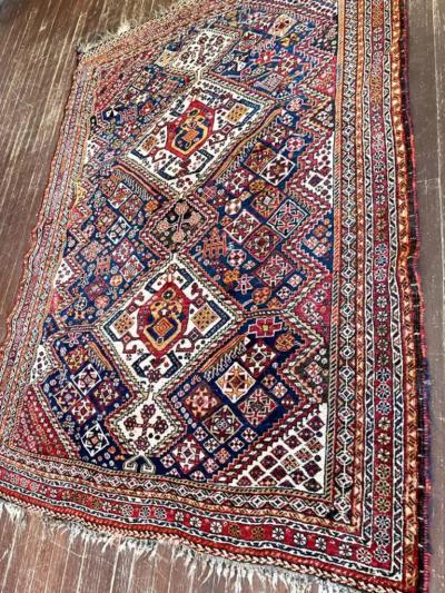 Antique Qashqai Shiraz Rug