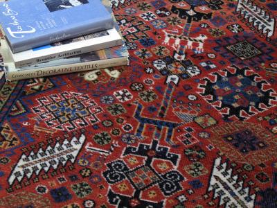 Antique Qashqai Tribal Rug